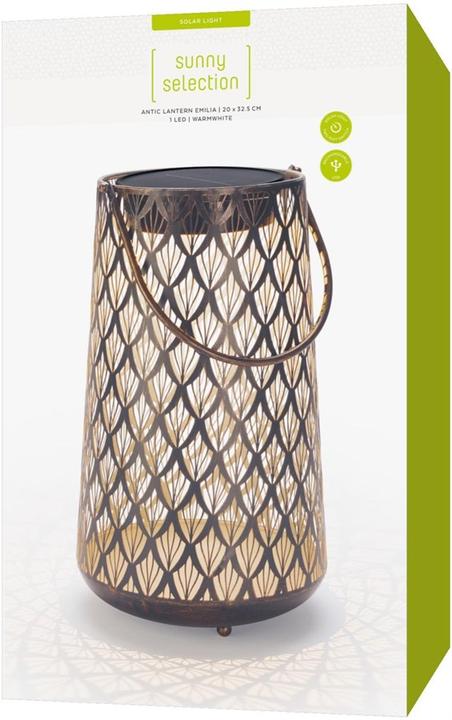 Immagine prodotto STT Lanterna solare Antic Emilia, Ø 20 cm, blu navy