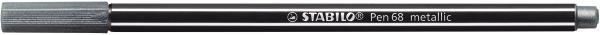 Productafbeelding STABILO Pen 68 Premium Metallic Viltstift (Zilver, 1 x)