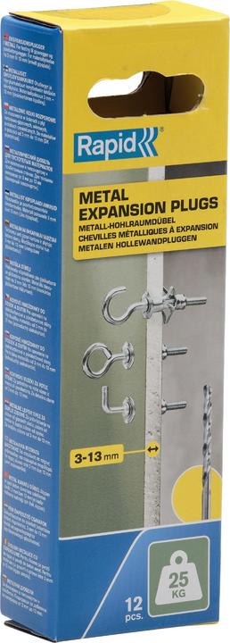Produktbild NoName Metall-Hohlraumdübel (12 Stk.)