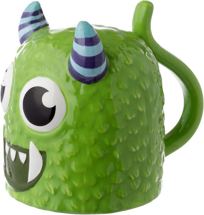 Puckator Monstarz Monster Green Dolomite Ceramic Inverted Mug (550 ml)