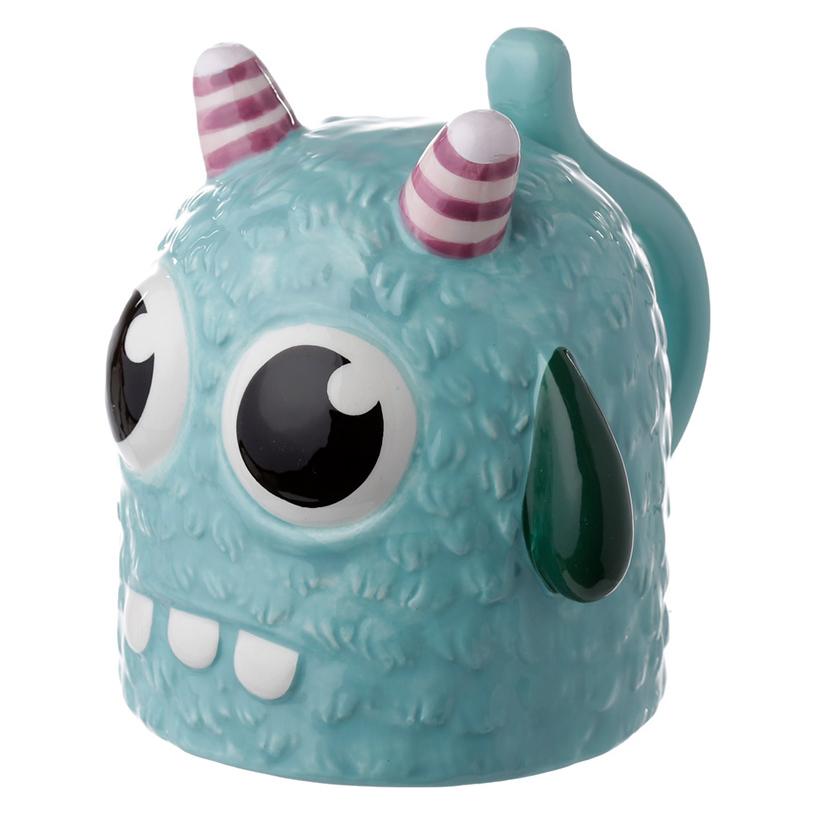 Puckator Monstarz Monster Blauw Dolomiet Keramisch Omgekeerde Mok, Kopje, Blauw