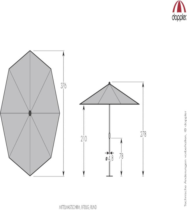 Actual product image Doppler Active crank umbrella (3.80 m)