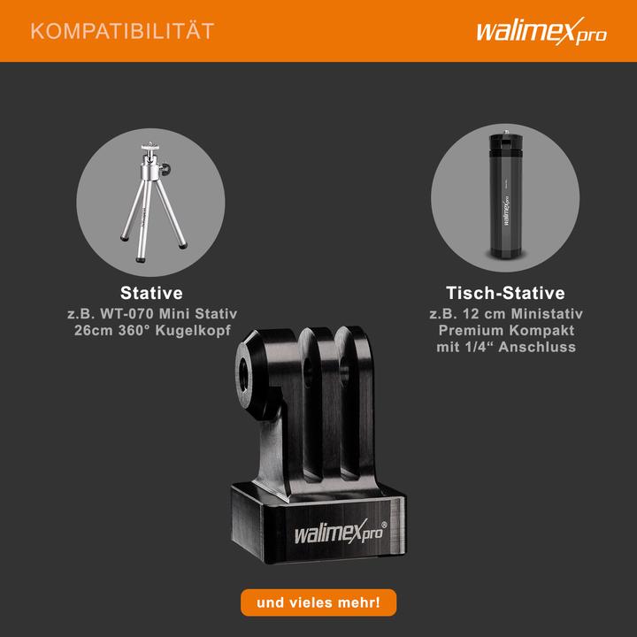 Actual product image Walimex GoPro Adapter