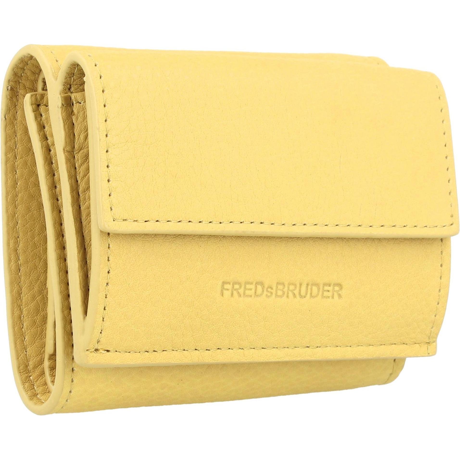 Thumbnail - FredsBruder, Damen, Portemonnaie, Bobonia Geldbörse Leder 10.5 cm, Gelb