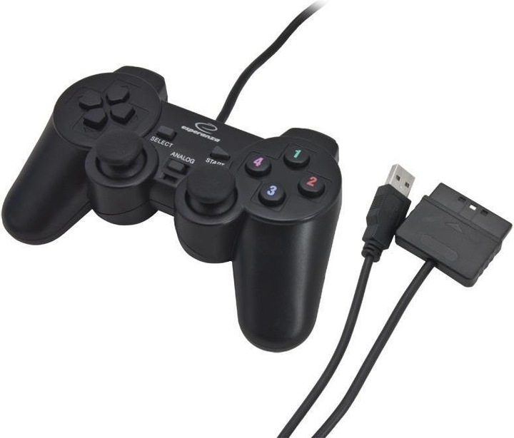 Actual product image Esperanza EG106 control panel, PS2 (PC, PS3)