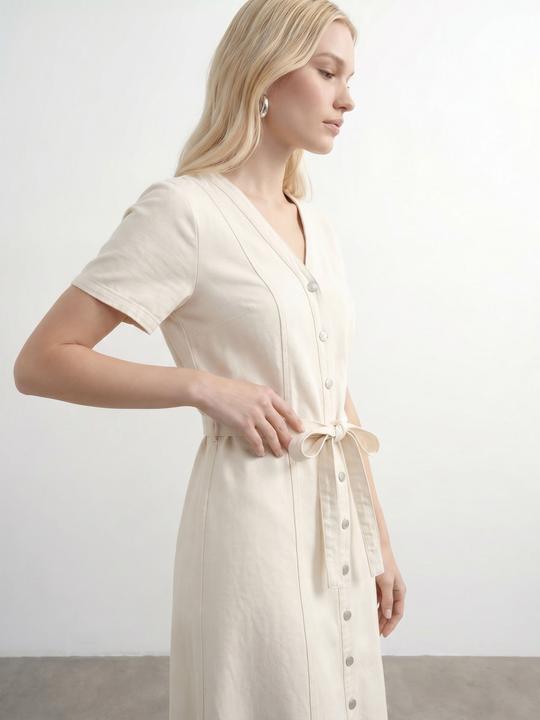 Produktbild Vero Moda VMJANINA Langes Kleid Jeanskleid (S)