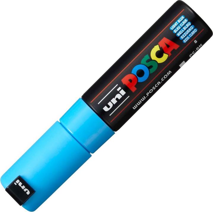 Actual product image Posca Bold Marker PC-8K (Blue, 8 mm, 1 x)