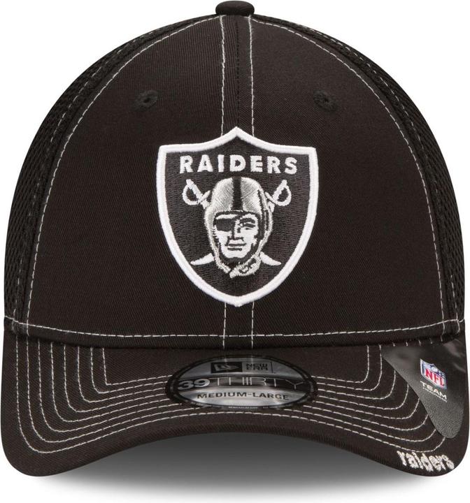 Actual product image New Era 39Thirty Stretch Mesh Cap - Las Vegas Raiders (XL)