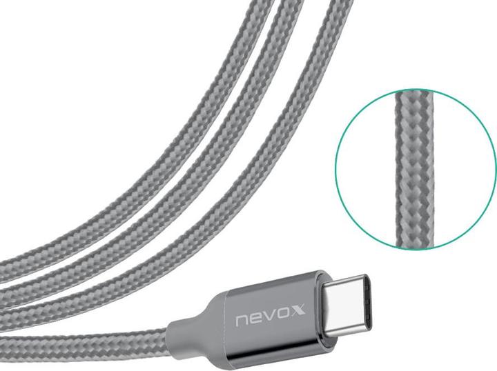 Produktbild Nevox USB-Kabel USB-C (M) bis USB Typ A (M) (1 m, USB 3.0)