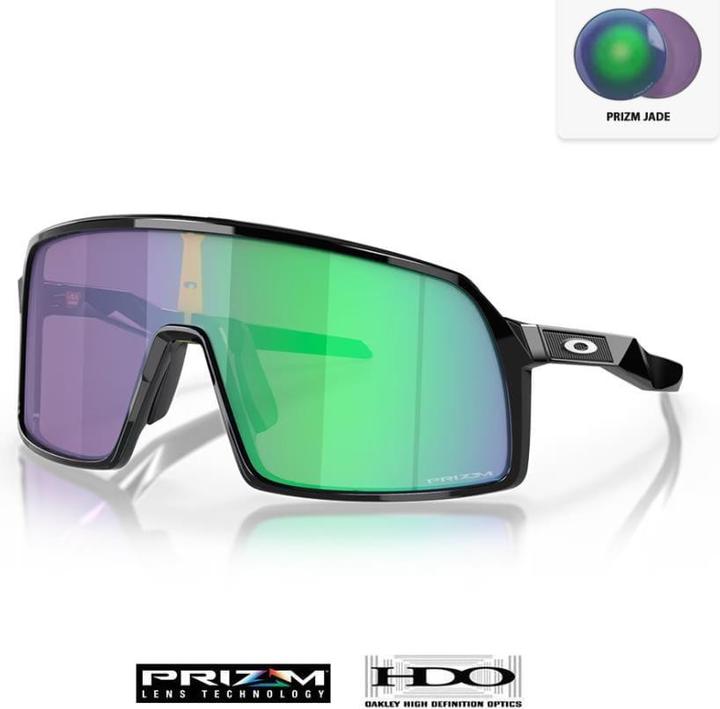 Actual product image Oakley Sutro S (Polished Black, PRIZM Jade)