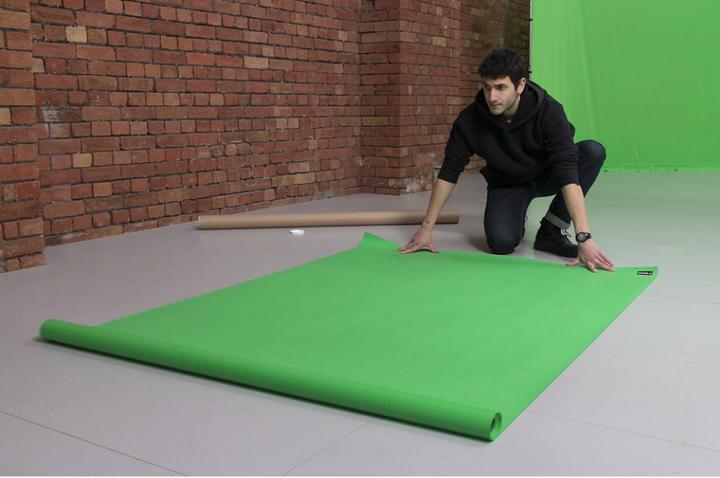 Produktbild Manfrotto Vinyl Floor 1.37x4m Ch/Green (137 cm, 400 cm)