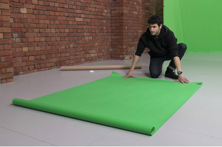 Actual product image Manfrotto Vinyl Floor 1.37x4m Ch/Green (137 cm, 400 cm)