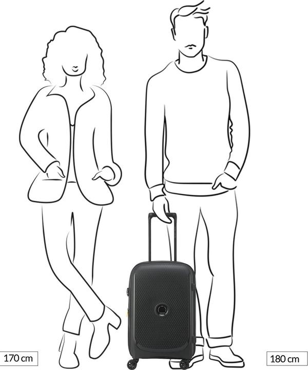 Immagine prodotto Delsey Carrello da cabina Belmont Plus a 4 ruote 55 cm (39 l)