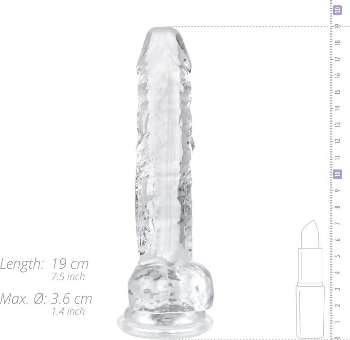 Productafbeelding Easytoys Dildo in gel met palmen 17 cm