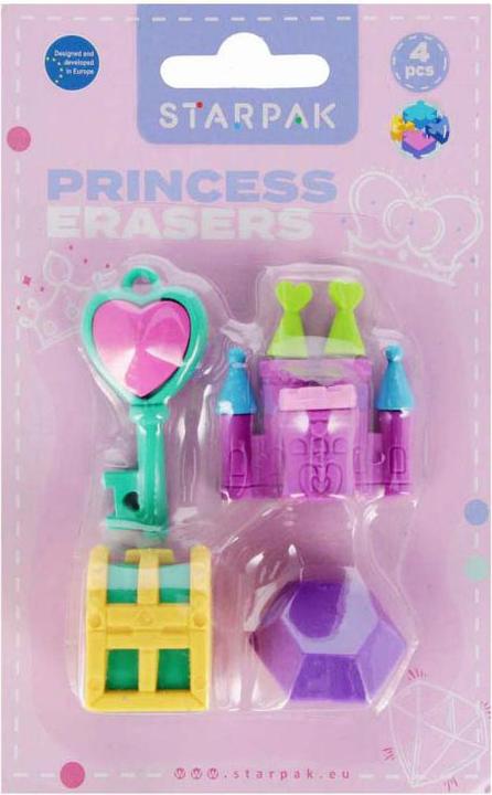 Starpak 3D puzzle eraser 4 pieces diamond