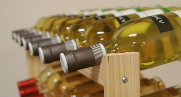 Produktbild Modo24 Weinregal (72.5 x 25 x 166 cm, 77 Fl.)