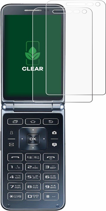 Actual product image ScreenLeaf Protective film sustainable screen protector screen protector film clear transparent (2 Piece, Samsung Galaxy Z Fold2)