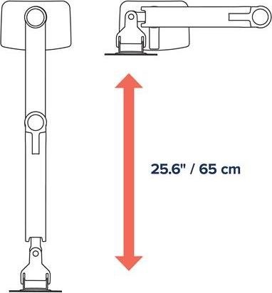Actual product image Ergotron LX Monitor Arm mit patentierter CF-Technologie (Table, 24")