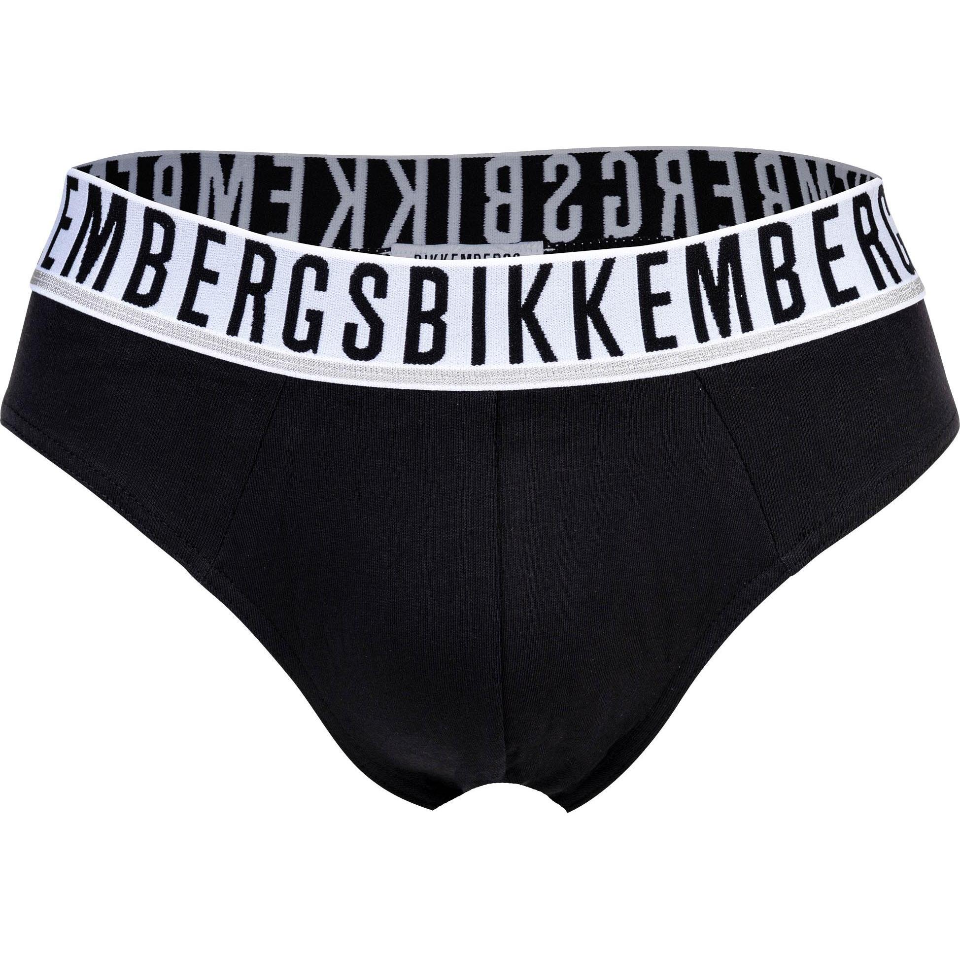 Thumbnail - Bikkembergs, Herren, Unterhosen, Slip Casual Stretch, Schwarz, (S, 2er Pack)