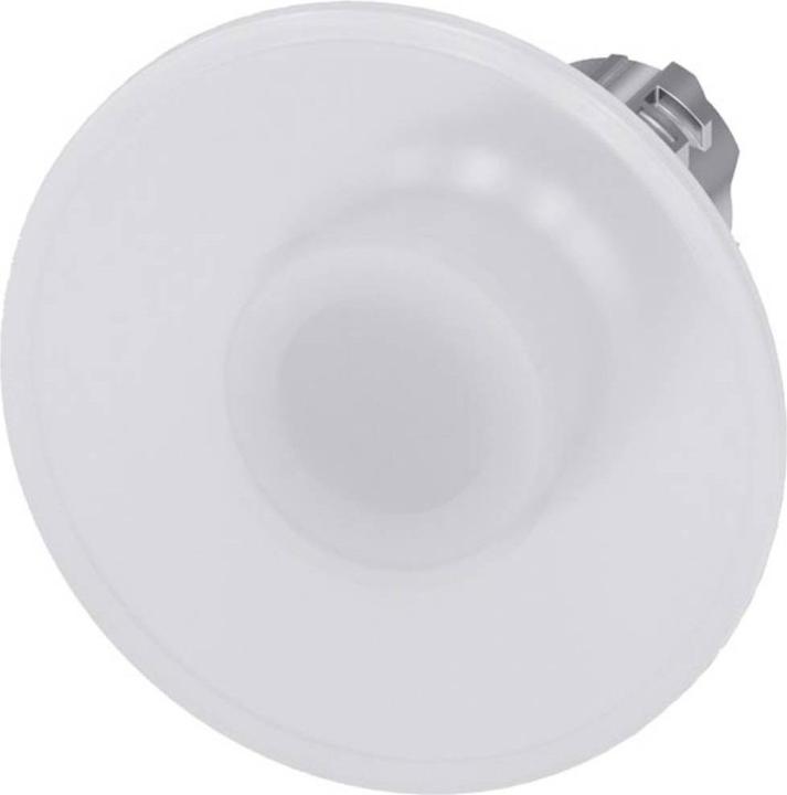 Produktbild Siemens Frontelement für Not-Aus Ř22mm ws rnd 3SU1051-1CD60-0AA0