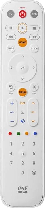 One for All 1 Fernbedienung für 2 Endgeräte, IPX6 URC9290 (Infrarouge)