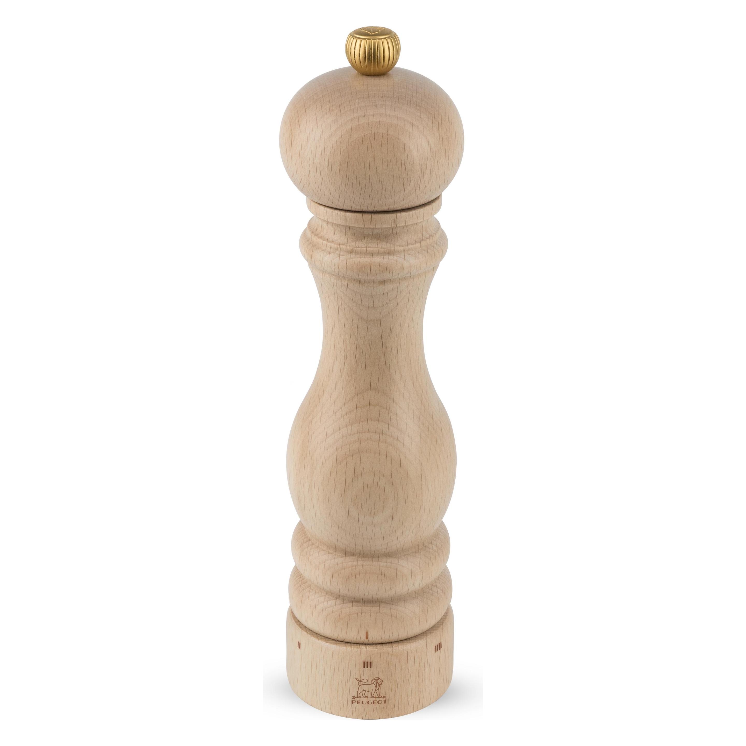 Peugeot Paris U'Select Zirlion Salzmühle Naturhell 22 Cm, Pepermolen + Zoutmolen, Bruin