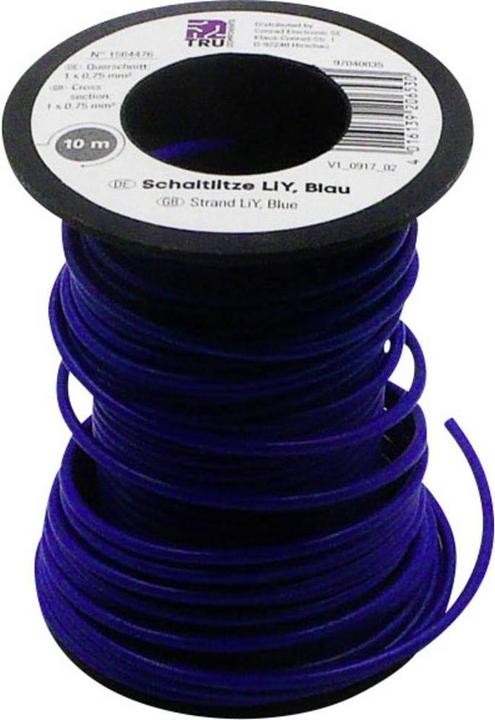 Produktbild Tru Components LiY Schaltlitze (10 m)