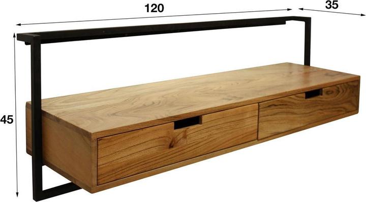 Actual product image Ringo-Living Furniture (120 x 35 x 45 cm)