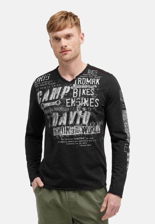 Actual product image Camp David Langarmshirt Riding The World II Longsleeve (L)