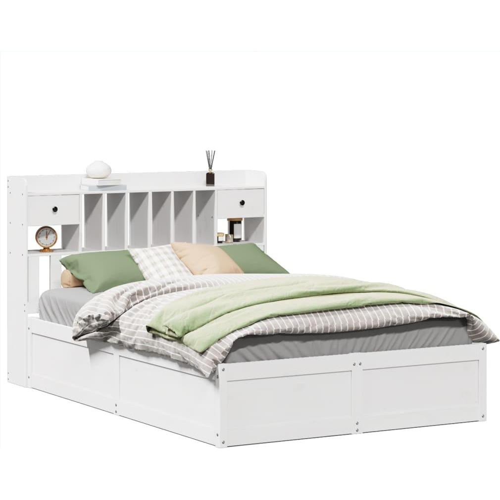 VidaXL, Bett, Massivholzbett Holzbett Bett Doppelbett ohne Matratze 150x200cm Kiefer (150 x 200 cm)