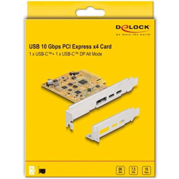 Produktbild Delock PCI Express x4 Karte zu 1 x exter