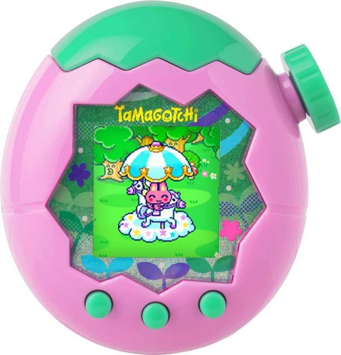 Bandai Tamagotchi Paradise Land pink (Deutsch, Spanisch, Chinesisch, Französisch, Koreanisch, Japanisch, Italienisch, Portugiesisch, Englisch)