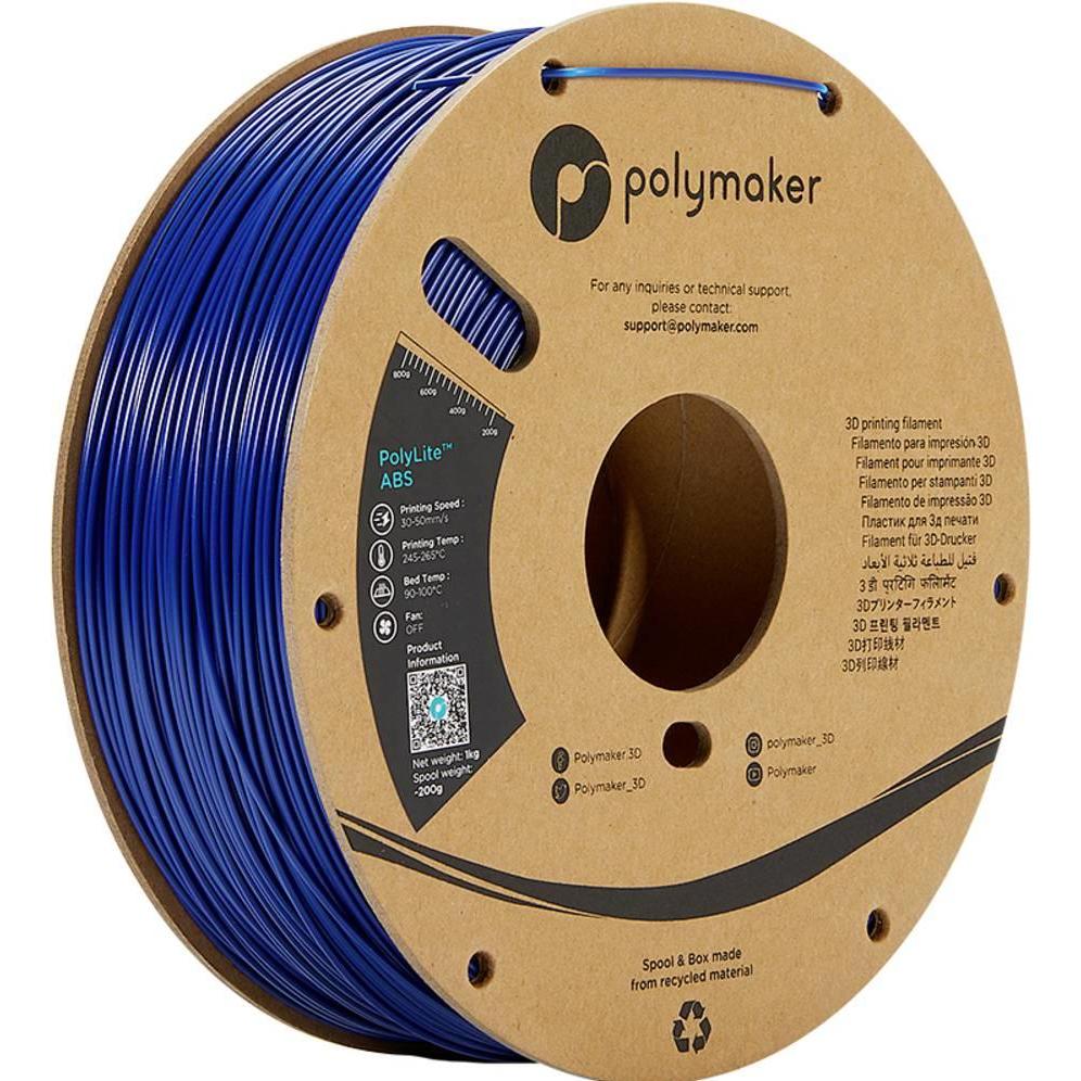 Polymaker PE01007 PolyLite Filament ABS geruchsarm 1.75 mm 1000 g Blau 1 St. (ABS, 1.75 mm, 1000 g, Blau), 3D Filament, ...