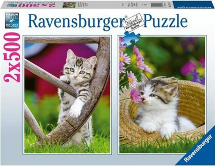 Produktbild Ravensburger Puzzle Katzen 2 x 500 Teile (500 Teile)