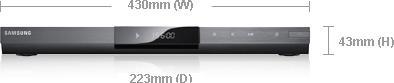 Image du produit Samsung BD-C6500, lecteur Blu-ray, sortie audio analogique 7.1, WLAN