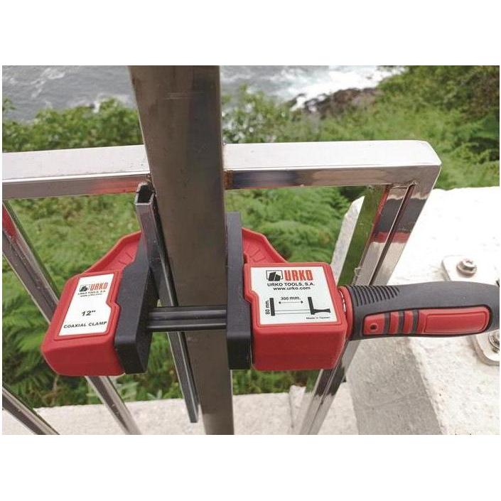 Thumbnail - Urko, Schraubstock + Zwinge, Korpuszwinge 213 Spann-W.450mm A.85mm (450 mm)