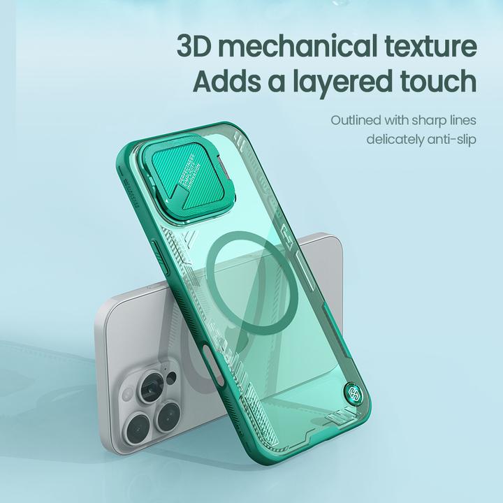 Actual product image Nillkin Iceblade Prop MagSafe Bio PC Hardcase Cover (Apple iPhone 16 Pro Max)