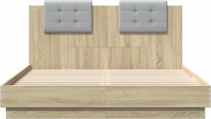 Immagine prodotto vidaXL Giroletto con testiera in rovere Sonoma (150 x 200 cm)
