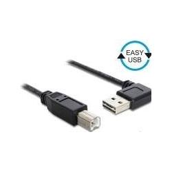 Thumbnail - Good Connections Anschlusskabel USB 2.0 EASY Stecker A an Stecker B, gewinkelt, schwarz, 1m,  (1 m, USB 2.0), USB Kabel