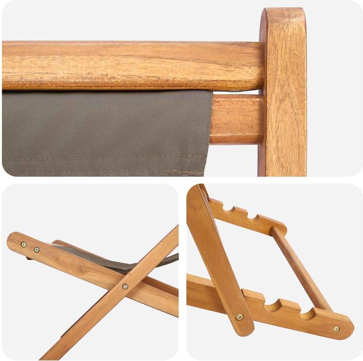 Immagine prodotto vidaXL Liegestuhl (107 cm)