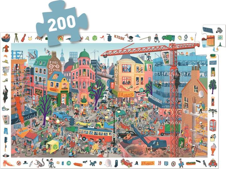 Actual product image Djeco The city (200 pieces)