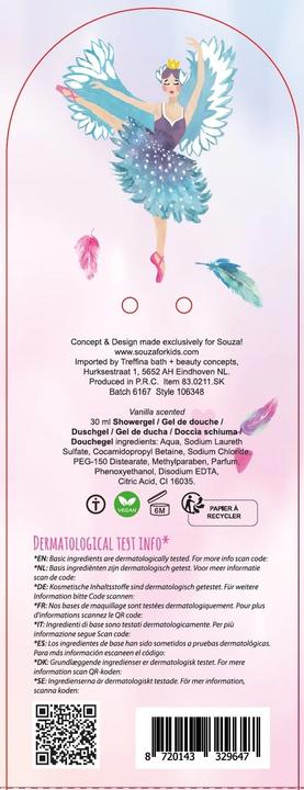 Immagine prodotto Zewi Souza for Kids Gel doccia, Principessa