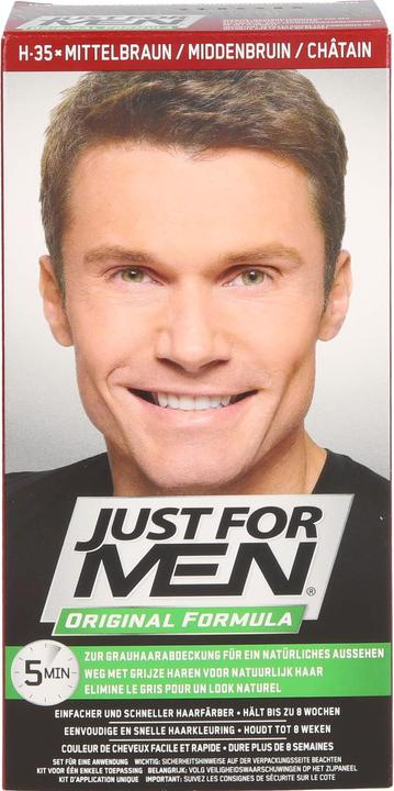 Actual product image Just For Men Care tint shampoo (60 ml, Liquid shampoo)