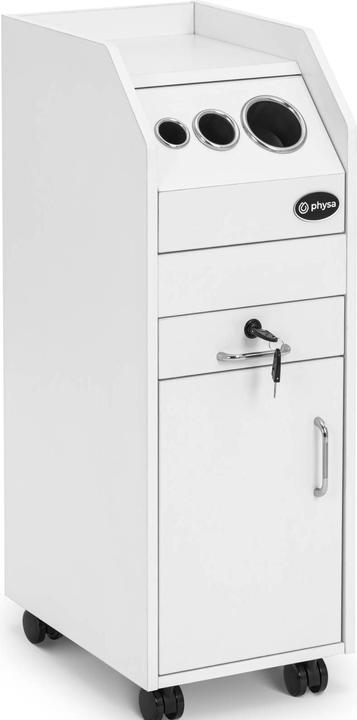 Produktbild Physa Kosmetikschrank Kosmetikschränkchen Beauty Schrank 1 Schublade 1 Fach Räder
