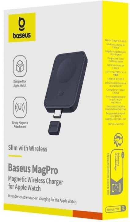 Productafbeelding Baseus MagPro 2.5W Magnetic Inductive Charger for Apple Watch - Black (2.50 W)