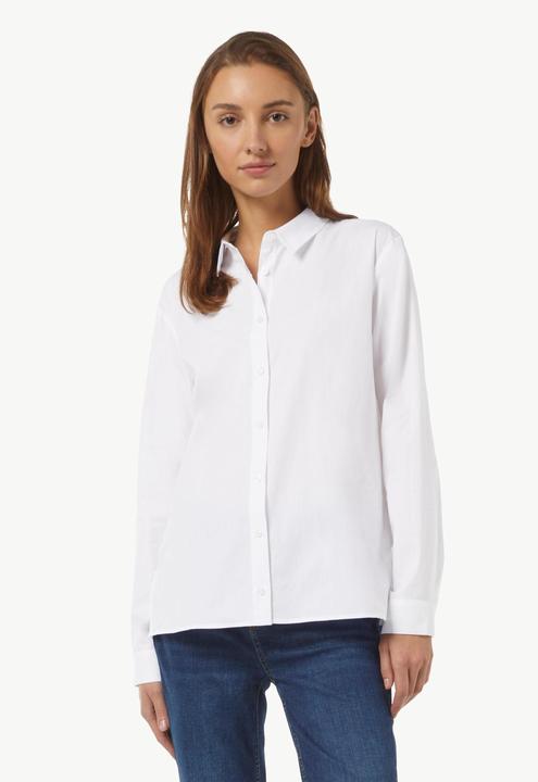 Produktbild Comma Bluse Popeline-Hemdbluse mit seitlich geschlitztem Saum (42)