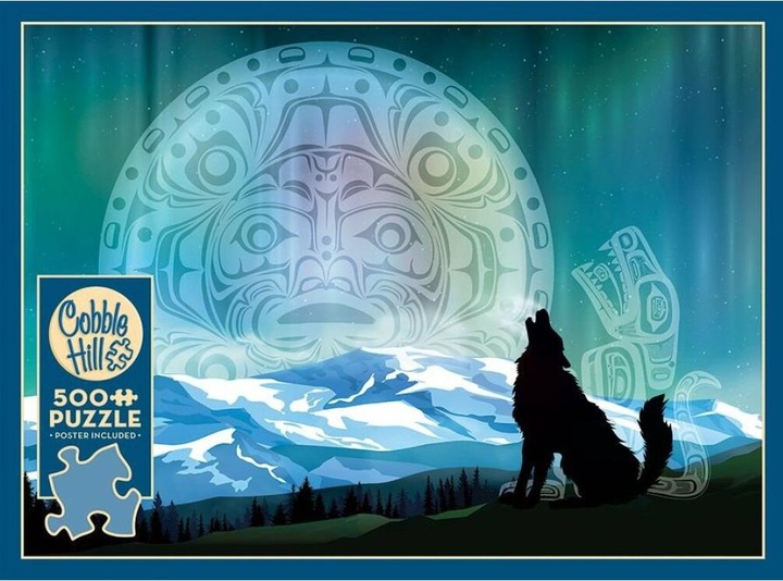 Actual product image Cobble Hill Puzzle Zwei Wölfe 500 Teile (500 pieces)