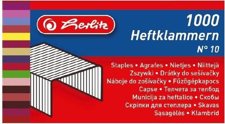 Image du produit Herlitz Agrafe No.10 zinguée boîte de 1000 pièces (1 x)