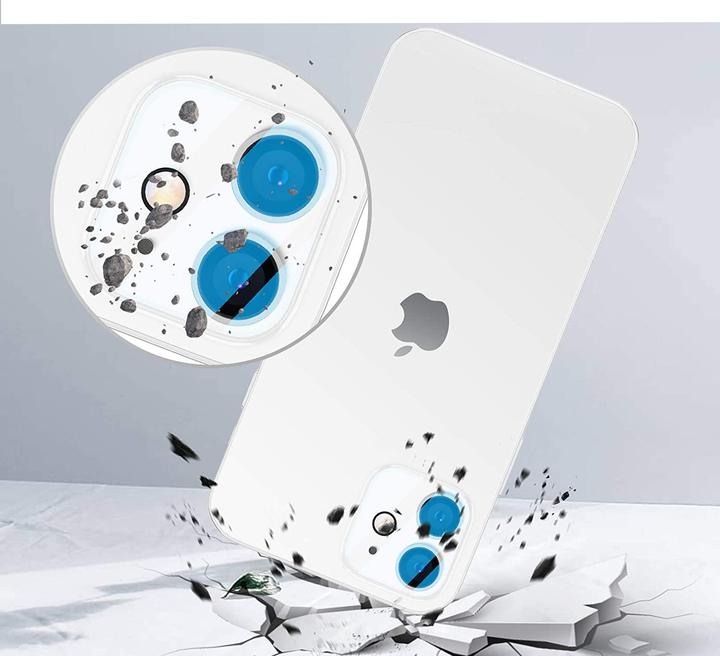Actual product image Apfelkiste iPhone 12 Mini/11 Kamera Protector Panzer Glas (2er Set), Transparent (2 pcs., Apple iPhone 11, Apple iPhone 12 mini)