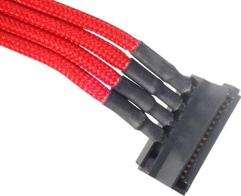 Image du produit Silverstone Extension ATX 4-4 (SATA) Pin rouge